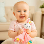 Doudou Bébé Copain Apaisant - Peluche Réconfortante
doudou bebe fille lapin rose