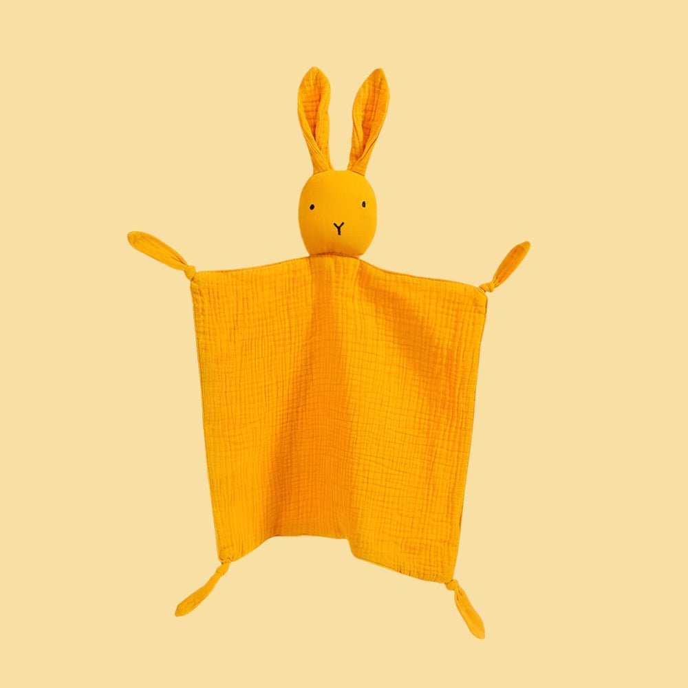 doudou bebe jaune orange