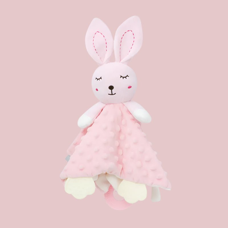 doudou et compagnie lapin rose douceur