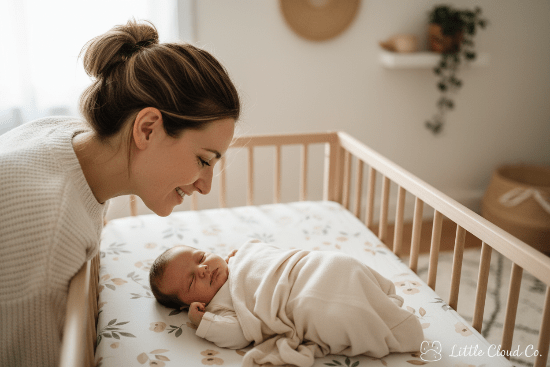 Drap housse bébé - maman et bébé 2