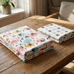 Drap housse lit bebe deux choix étoiles 