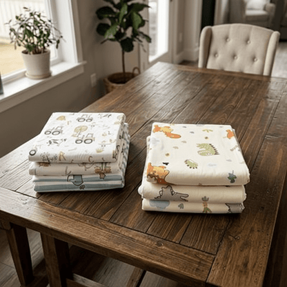Draps berceau – présentation 3 motifs