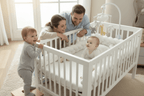 Tresse de Lit 3M Famille  complète autour du lit tressé