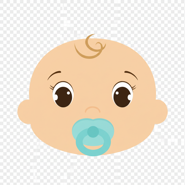 Logo Bébé Poupon fond gris doux