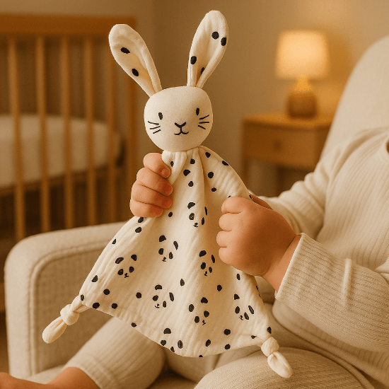  Doudou Bébé Câlin Nuit Sereine - Peluche Lapin Motifs
panda