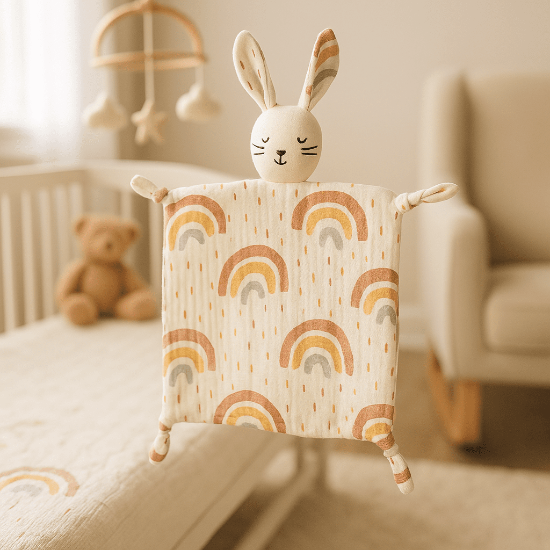  Doudou Bébé Câlin Nuit Sereine - Peluche Lapin Motifs
lapi n et ciel