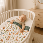 Couverture Bébé Forêt Magique - Animaux Doux
someil bebe couchette