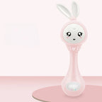 hochet bebe rose jolie et sonore 