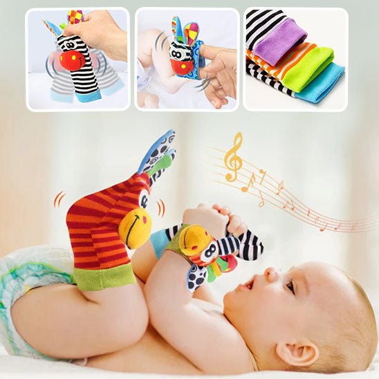 hochet bebe sensoriel avec son 