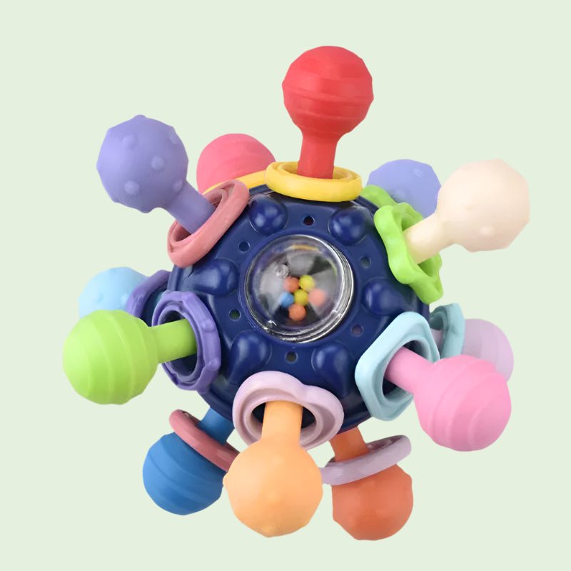 hochet pour bebe bleu amusant