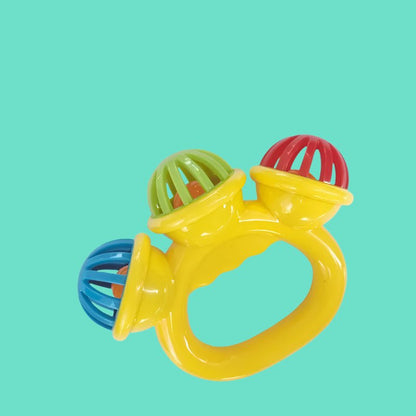Hochet Bébé Sonore Émoustillant - Jouet Sensoriel hochet pour bebe jaune