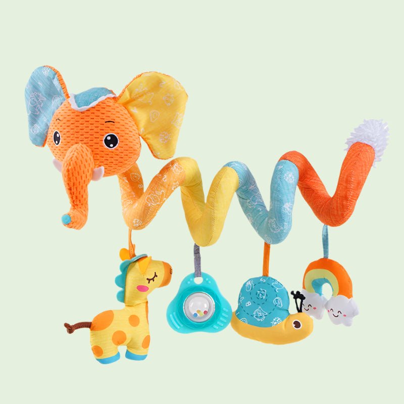 hochet pour bebe tornade éléphants et miroir 