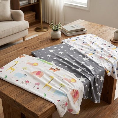 Drap housse lit bebe 3 choix de draps