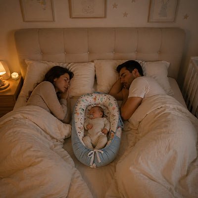 Réducteur de lit cododo maman et papa sommeil