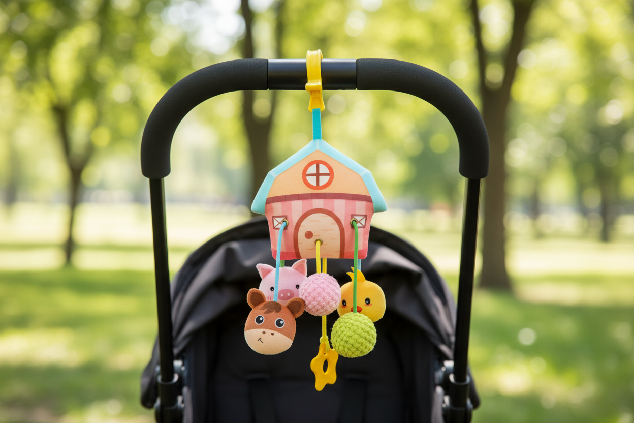 jeux d'éveil bébé 3 mois
Jouet ferme poussette extérieur parc