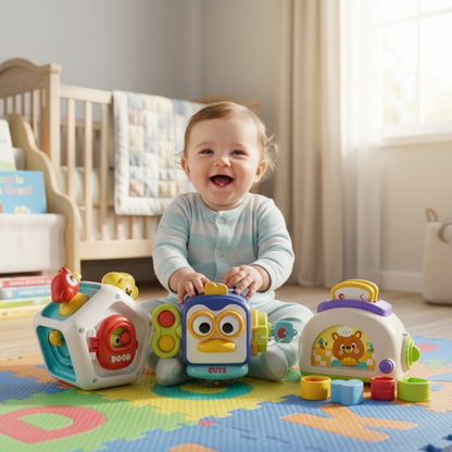 jouet eveil bebe 0-3 mois et petit Bébé avec jouets d'éveil 