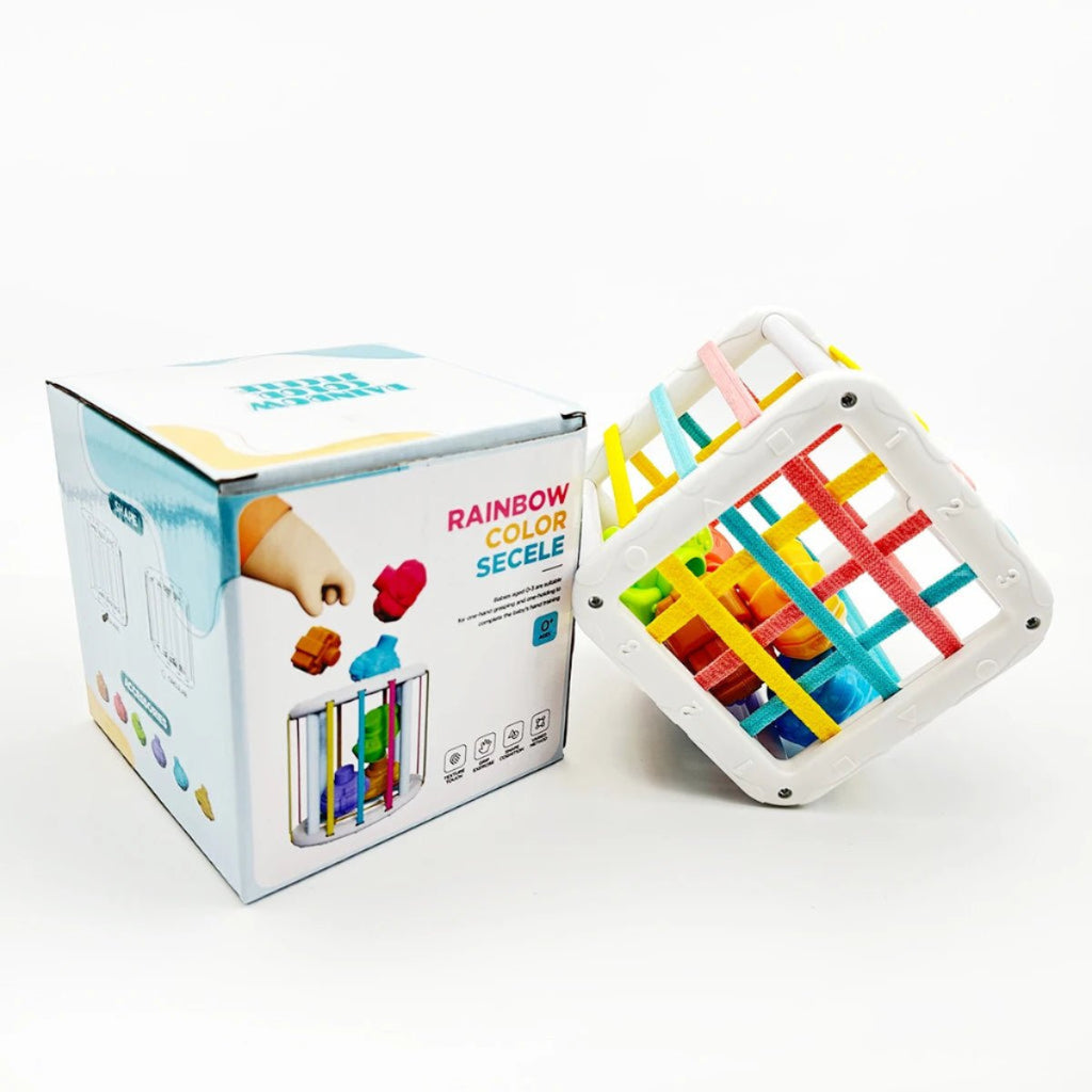 Jouet Éveil Bébé Cube Sensoriel - Stimulation Interactive jouet eveil bebe cube couleurs