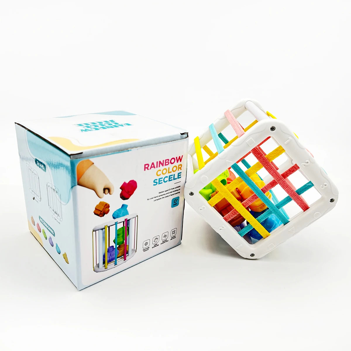 jouet eveil bebe cube couleurs