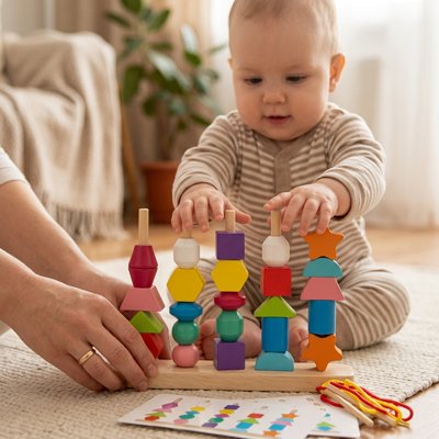 jouet montessori 1 an Cube d'activite bebe et jouet montessori bebe heureux