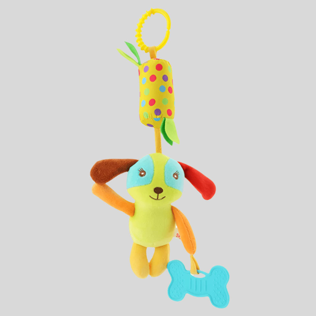 jouet poussette bebe éléphant chien couleurs