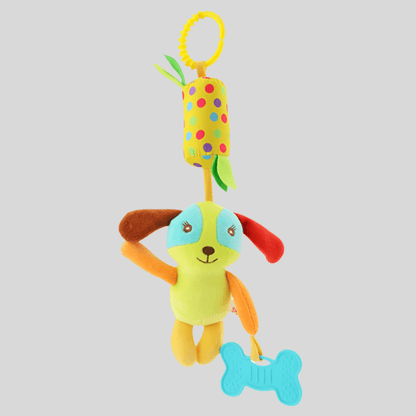 jouet poussette bebe éléphant chien couleurs
