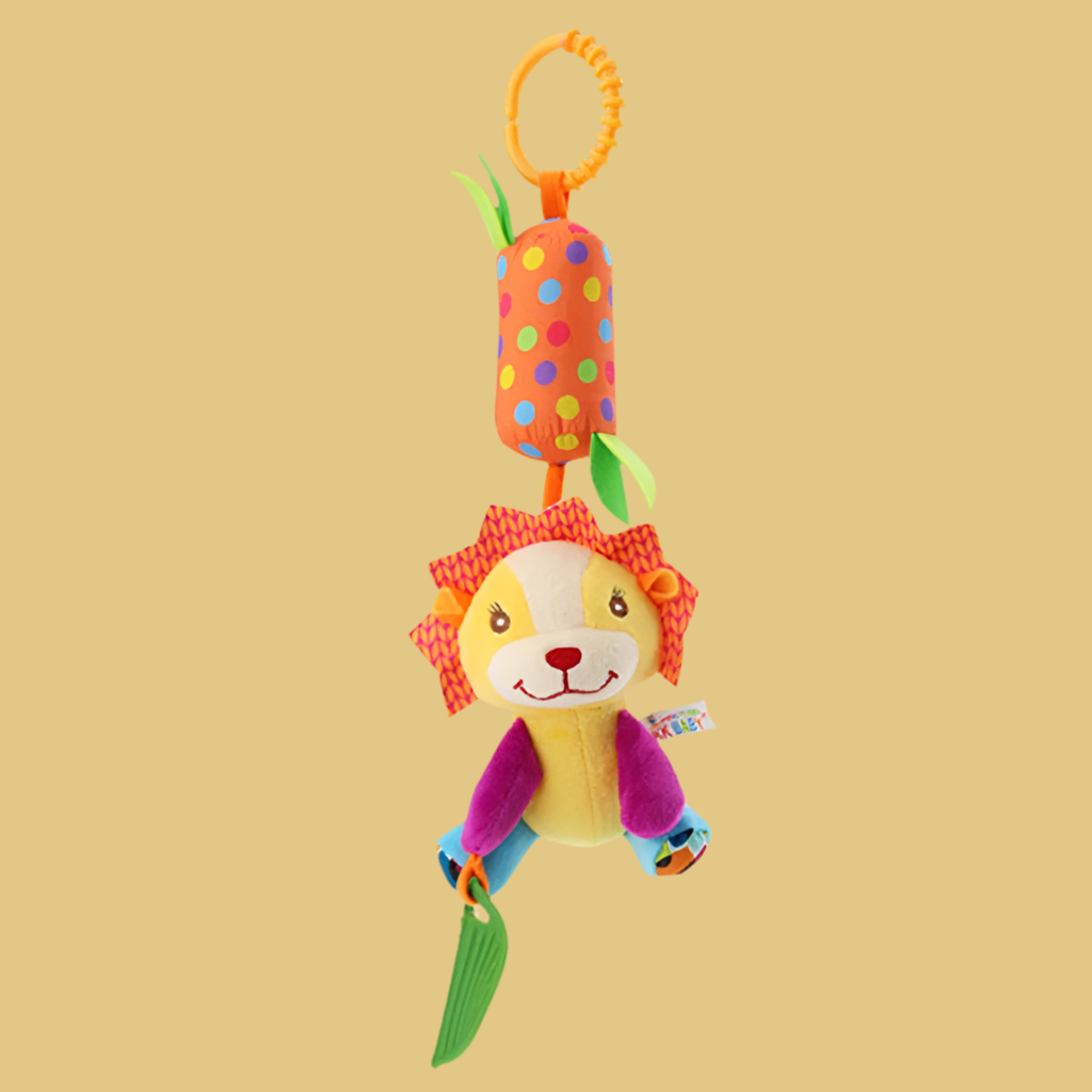 jouet poussette bebe lion