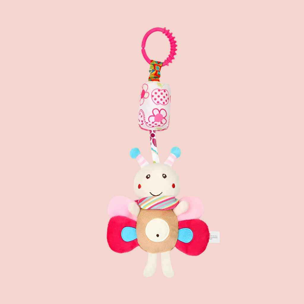 jouet poussette bebe papillon 