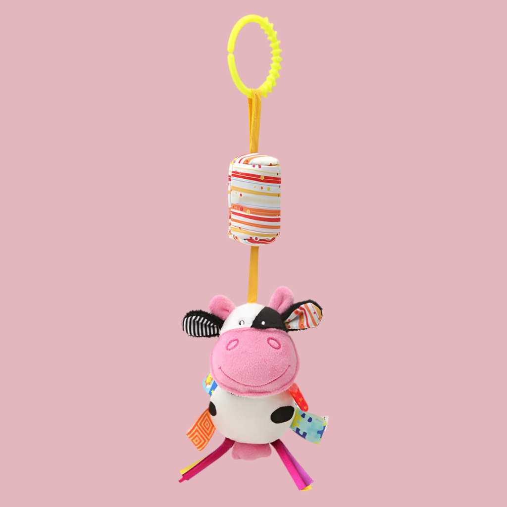 jouet poussette bebe vache