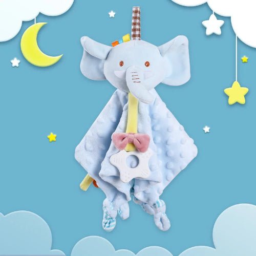 Doudou Bébé Copain Apaisant - Peluche Réconfortante
Éléphant doudou bleu