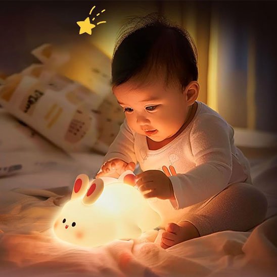 lapin Veilleuse bébé enfant illuminé