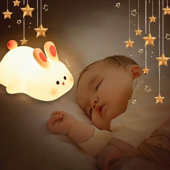 lapin Veilleuse bébé sommeil profond 