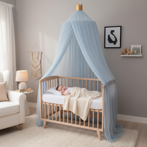  le ciel de lit fille bleu