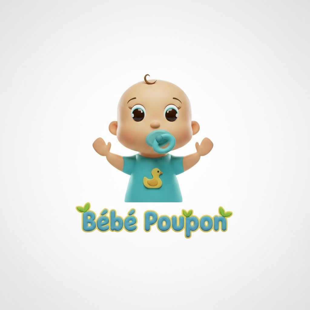 Logo Bébé Poupon Header - Fond blanc