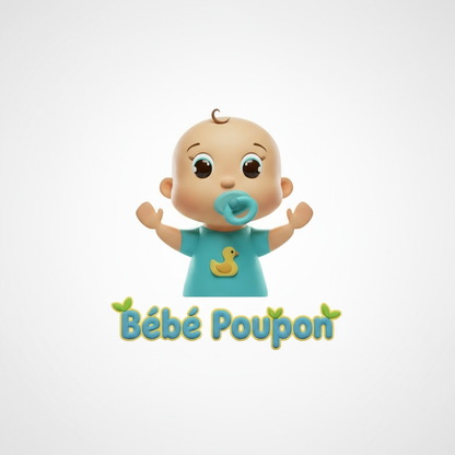 Logo Bébé Poupon Header - Fond blanc