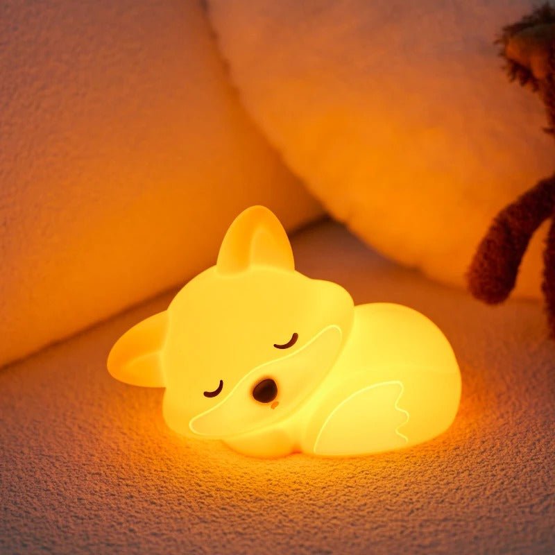 Veilleuse bebe renard sommeil