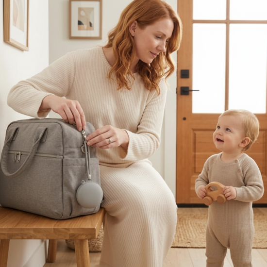 boite a tetine Maman attache boîte tétine au sac