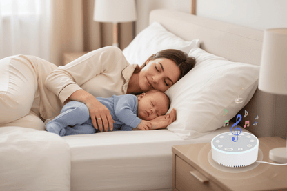 veilleuse bruit blanc et lumiere et Maman bébé endormis machine bruit blanc