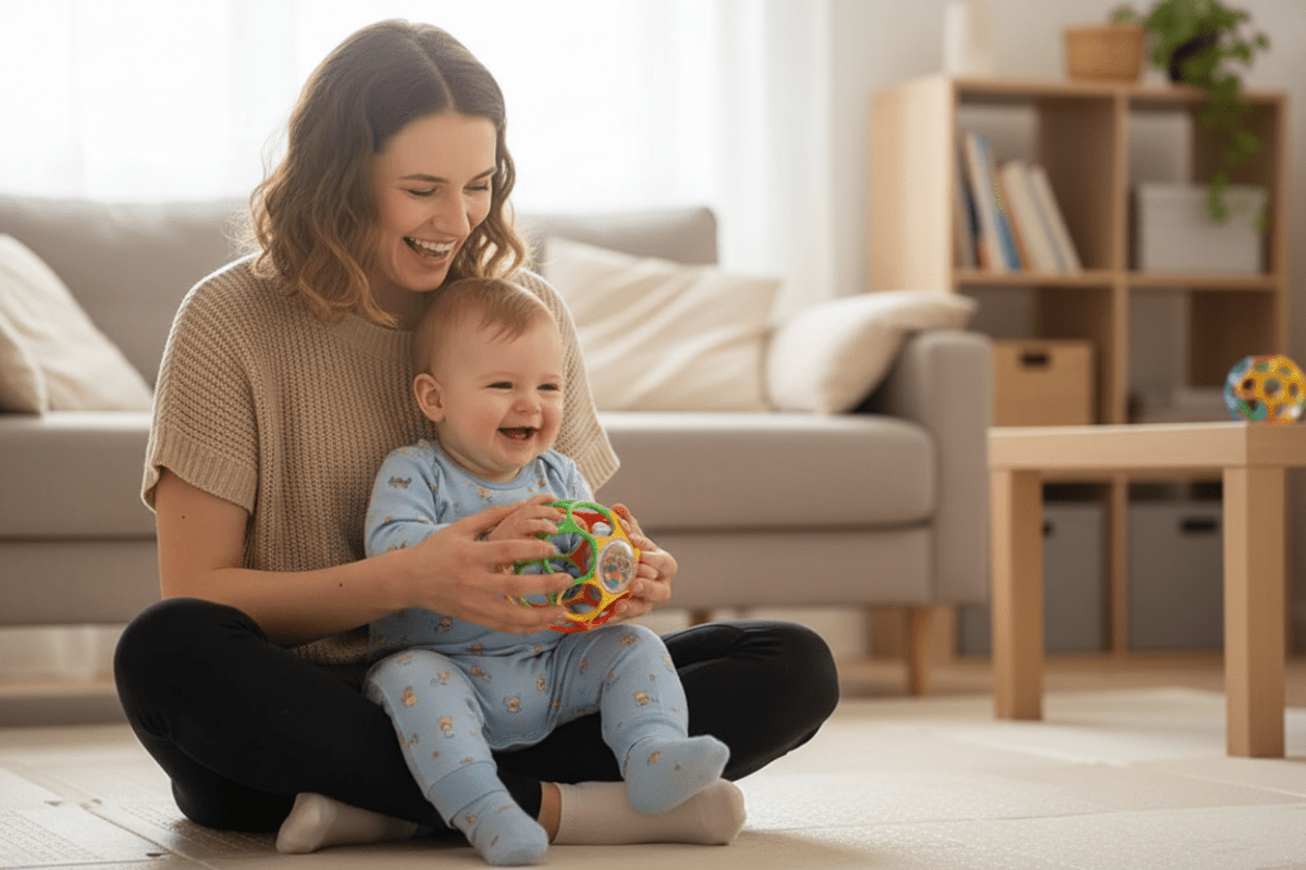 balle sensorielle bebe Maman bébé garçon tapis écrasent balle arc-en-ciel ensemble