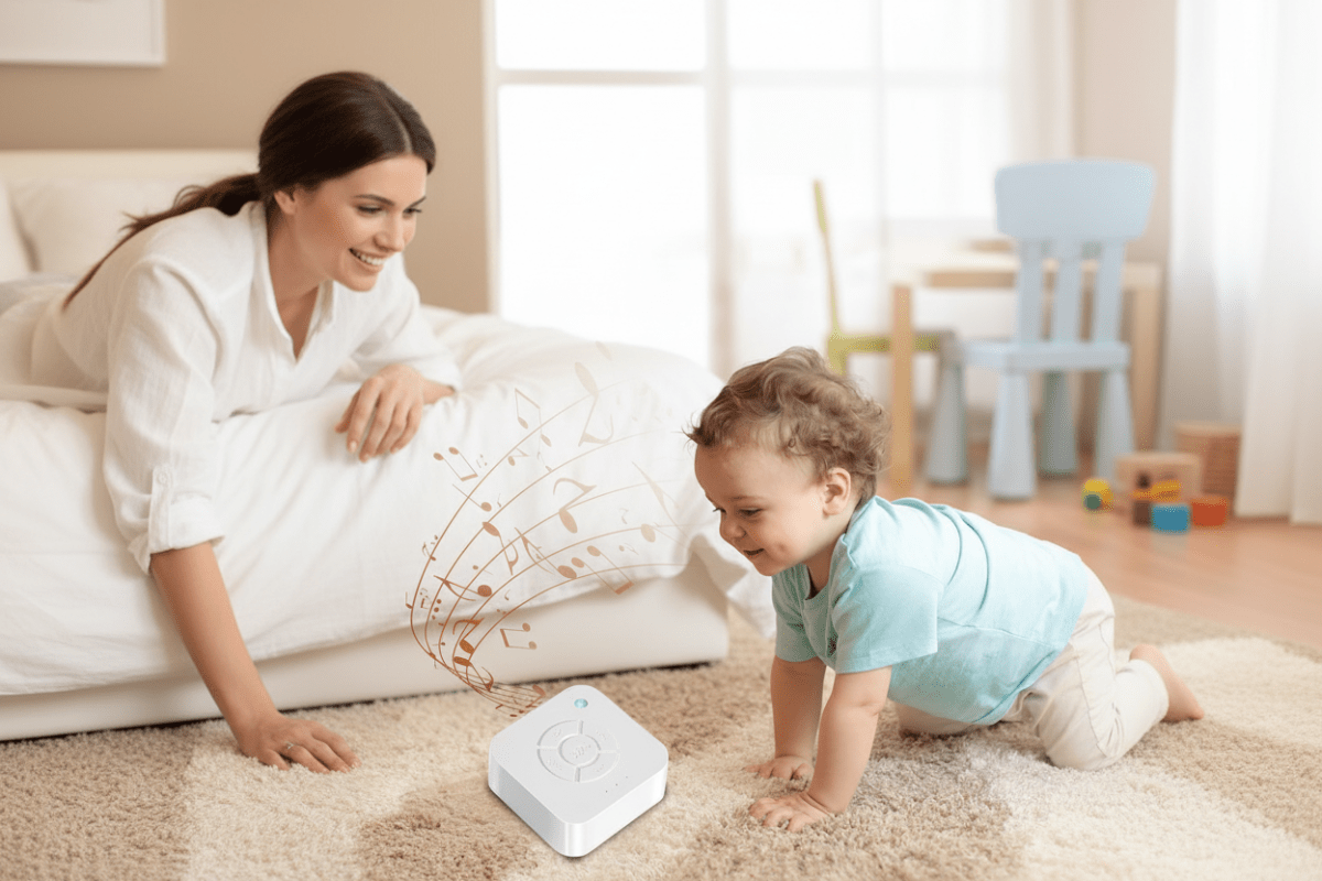 veilleuse bruits blanc
et Maman bébé rampe machine bruit blanc