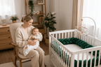 tresse de lit bébé Maman et bébé ambiance nursery