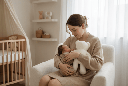 Ours en peluche Maman et bébé avec ourson
