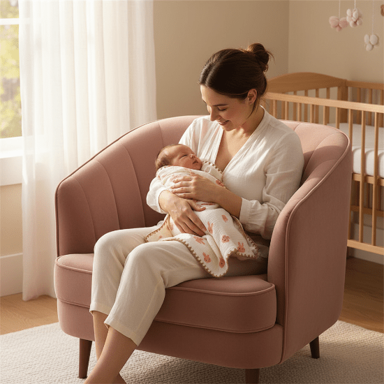 Cocon d'emmaillotage Maman et bébé lapins
