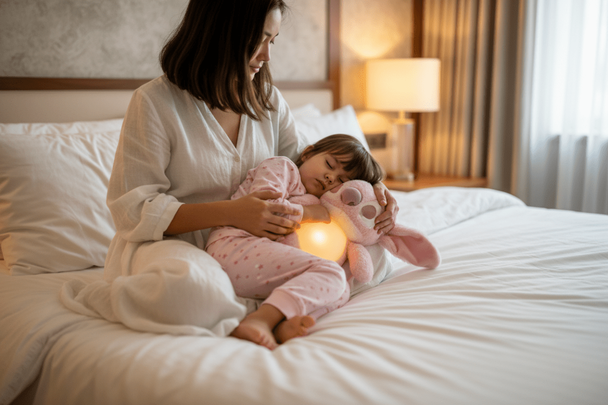 peluche loutre qui respire
rose lumiere et Maman robe blanche fillette genoux Angel rose