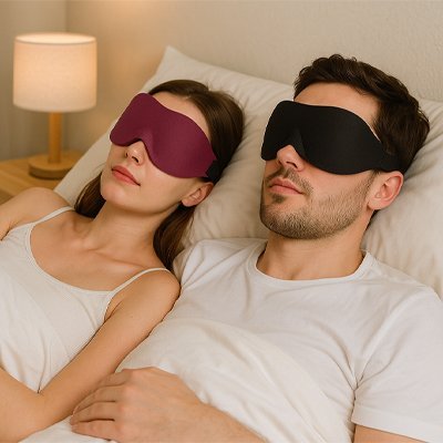 Masque de sommeil papa et maman 