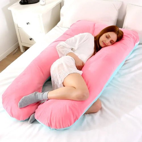 meilleur coussin de grossesse confortable rose unitee