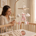 mobile lit bebe un Mobile bébé lapin roe