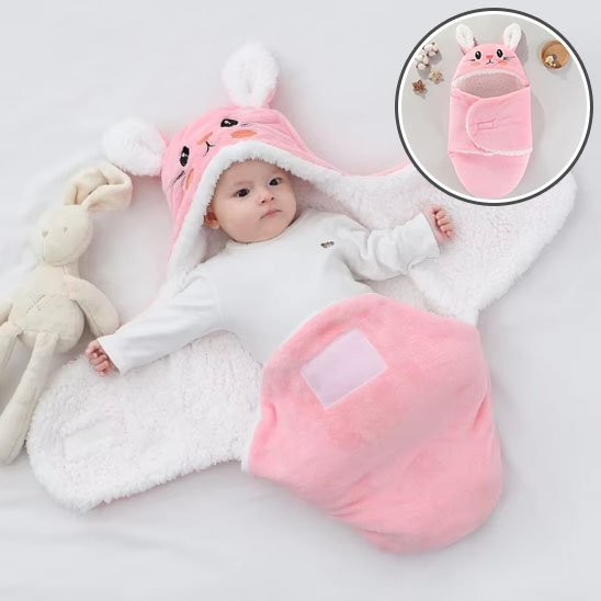 nid dange rose bebe lapin