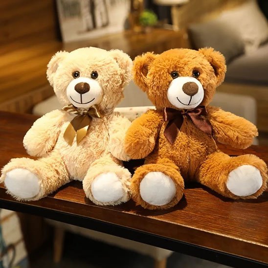 teddy ours en peluche
duo