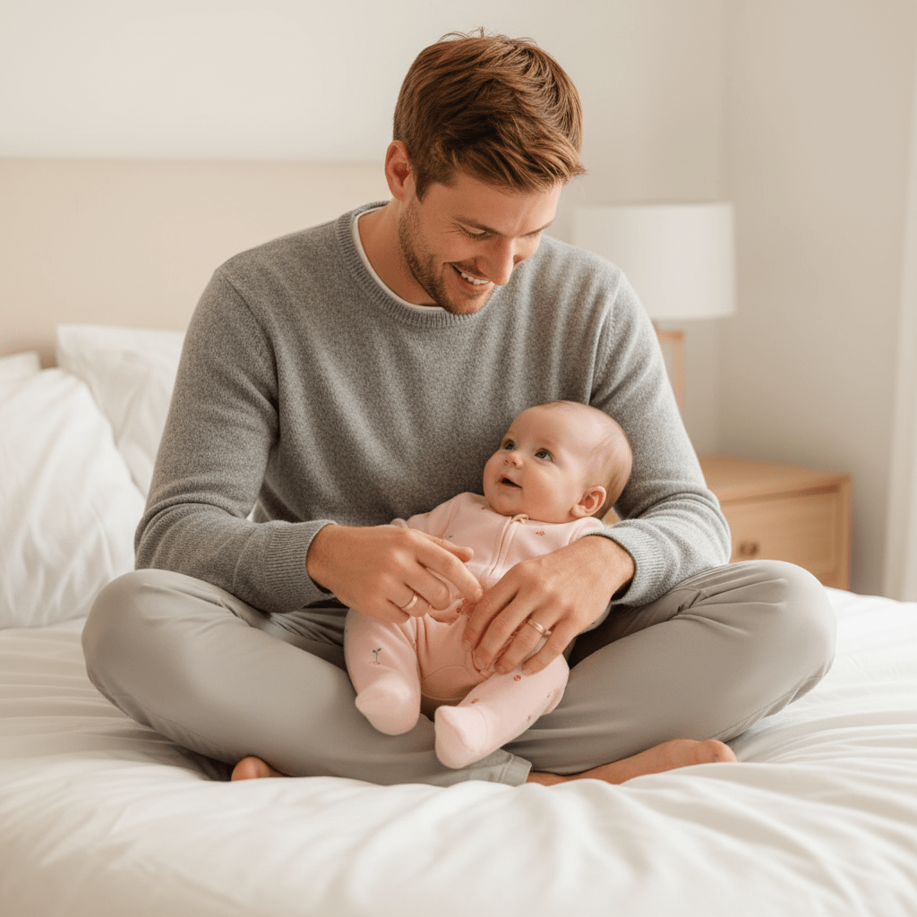 pyjama bébé fille et son Papa bébé lit pyjama cerises