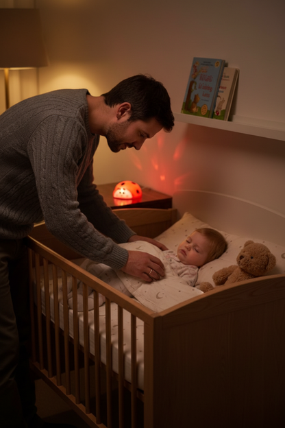 veilleuse rechargeable usb Papa et bébé avec veilleuse coccinelle